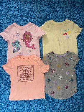 Cat & Jack Girls' Peach 'Cultivate Kindness' Graphic Tee